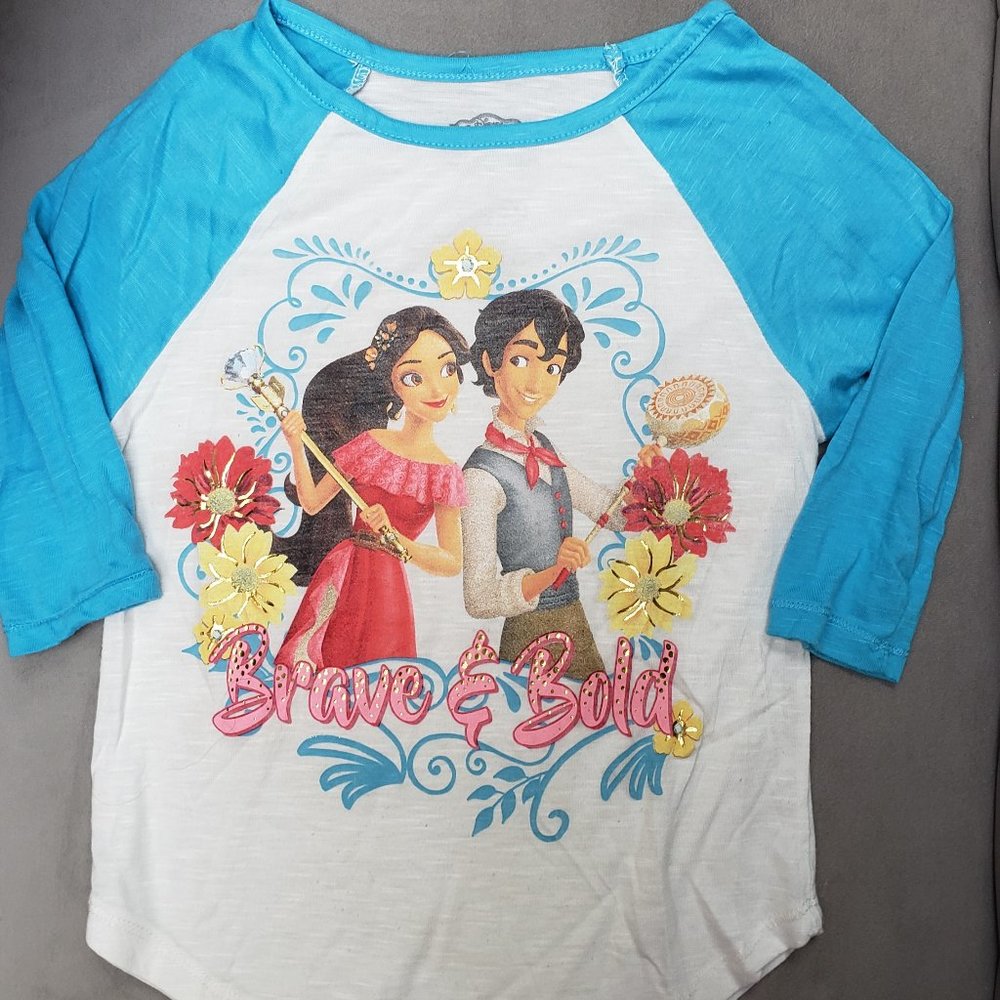 Disney Elena of Avalor Shirt  Size S 6/6X